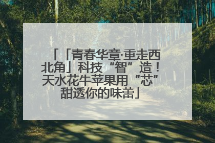 「青春华章·重走西北角」科技“智”造！天水花牛苹果用“芯”甜透你的味蕾