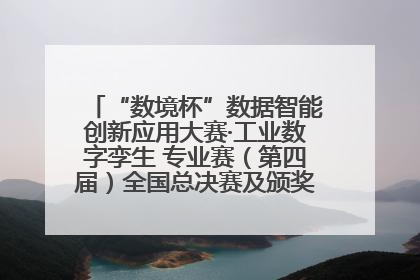 “数境杯”数据智能创新应用大赛·工业数字孪生 专业赛（第四届）全国总决赛及颁奖典礼成功举办