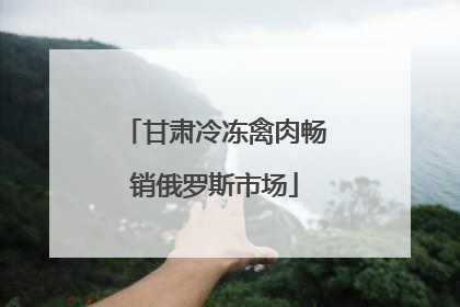 甘肃冷冻禽肉畅销俄罗斯市场
