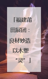 福建莆田展团：良材妙造 以木塑“灵”