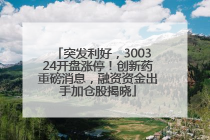 突发利好，300324开盘涨停！创新药重磅消息，融资资金出手加仓股揭晓
