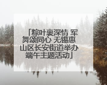 粽叶裹深情 军舞颂同心 无锡惠山区长安街道举办端午主题活动
