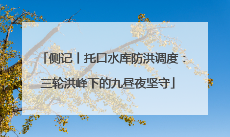 侧记丨托口水库防洪调度：三轮洪峰下的九昼夜坚守