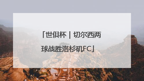 世俱杯｜切尔西两球战胜洛杉矶FC