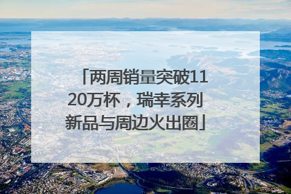 两周销量突破1120万杯，瑞幸系列新品与周边火出圈