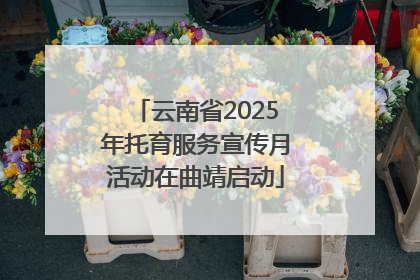 云南省2025年托育服务宣传月活动在曲靖启动