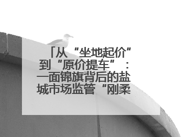 从“坐地起价”到“原价提车”：一面锦旗背后的盐城市场监管“刚柔并济”