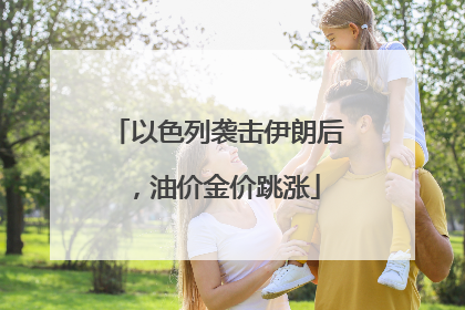 以色列袭击伊朗后，油价金价跳涨