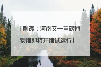 剧透：河南又一重磅博物馆即将开馆试运行