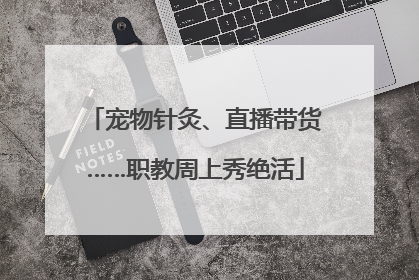 宠物针灸、直播带货……职教周上秀绝活