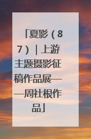 夏影（87）｜上游主题摄影征稿作品展——周社根作品