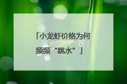 小龙虾价格为何频频“跳水”