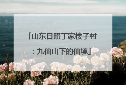 山东日照丁家楼子村：九仙山下的仙境