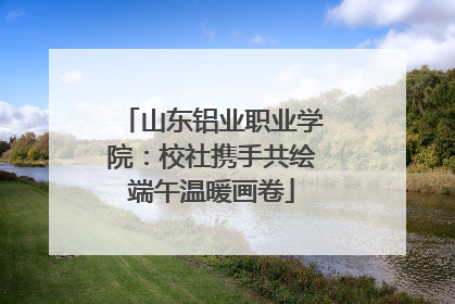 山东铝业职业学院：校社携手共绘端午温暖画卷