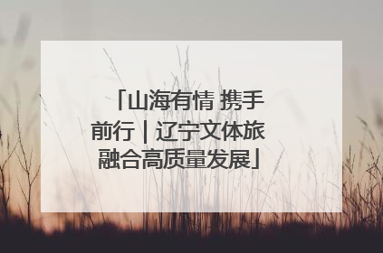 山海有情 携手前行｜辽宁文体旅融合高质量发展