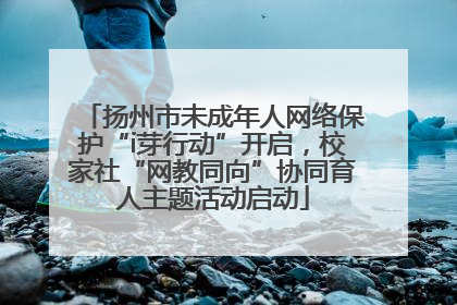 扬州市未成年人网络保护“i芽行动”开启，校家社“网教同向”协同育人主题活动启动