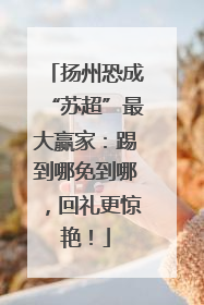 扬州恐成“苏超”最大赢家：踢到哪免到哪，回礼更惊艳！
