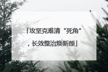攻坚克难清“死角”，长效整治焕新颜