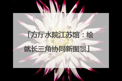 方厅水院江苏馆：绘就长三角协同新图景