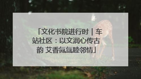 文化书院进行时｜车站社区：以文润心传古韵 艾香氤氲睦邻情