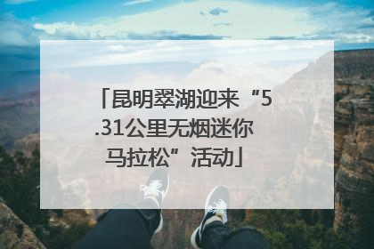 昆明翠湖迎来“5.31公里无烟迷你马拉松”活动