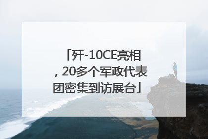 歼-10CE亮相，20多个军政代表团密集到访展台