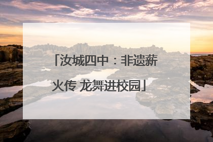 汝城四中：非遗薪火传 龙舞进校园