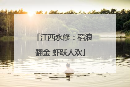 江西永修：稻浪翻金 虾跃人欢