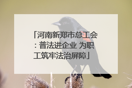 河南新郑市总工会：普法进企业 为职工筑牢法治屏障