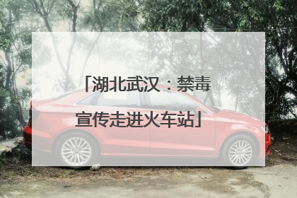 湖北武汉：禁毒宣传走进火车站