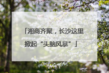 湘商齐聚，长沙这里掀起“头脑风暴”