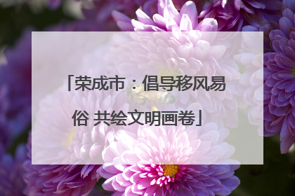 荣成市：倡导移风易俗 共绘文明画卷