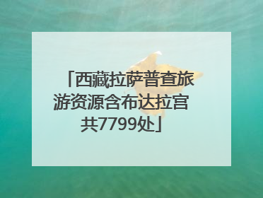 西藏拉萨普查旅游资源含布达拉宫共7799处