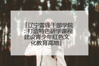 辽宁雷锋干部学院：打造特色研学课程 建设青少年红色文化教育高地