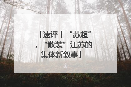 速评丨“苏超”，“散装”江苏的集体新叙事