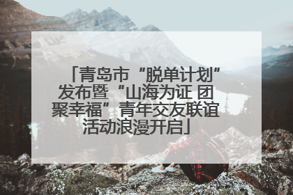 青岛市“脱单计划”发布暨“山海为证 团聚幸福”青年交友联谊活动浪漫开启