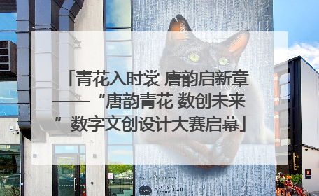 青花入时裳 唐韵启新章——“唐韵青花 数创未来”数字文创设计大赛启幕