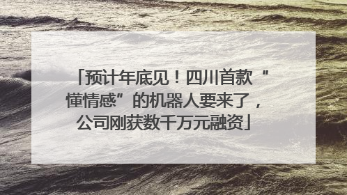 预计年底见！四川首款“懂情感”的机器人要来了，公司刚获数千万元融资