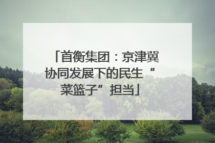 首衡集团：京津冀协同发展下的民生“菜篮子”担当