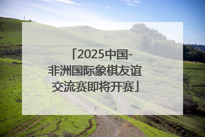2025中国-非洲国际象棋友谊交流赛即将开赛