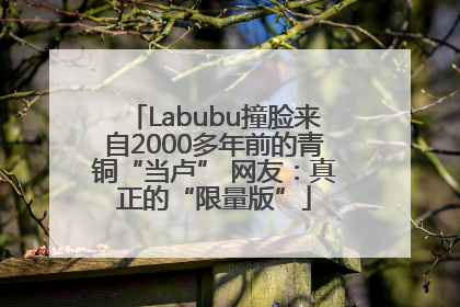 Labubu撞脸来自2000多年前的青铜“当卢” 网友：真正的“限量版”